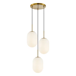 Lampa wisząca ALIAS GOLD 3xE14 koło