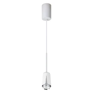 Flower Chrome Lampa Wisząca 1xGU10 Biały