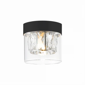 Zumaline C0389-01A-P7AC GEM LAMPA SUFITOWA CZARNY MAT