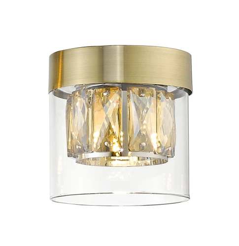 Plafon GEM C0389-01A-0FD2-PL03 J antyczny brąz 1xG9 szer.11cm
