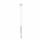 Lampa wisząca Zumaline ONE P0461-01E-F7F7 złota 1xLED wys.60-141cm
