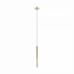 Lampa wisząca Zumaline ONE P0461-01E-F7F7 złota 1xLED wys.60-141cm