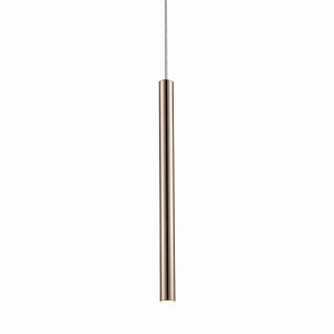 Lampa wisząca Zumaline LOYA P0461-01A-F7F7 złota wys.64-140cm