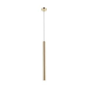 Lampa wisząca Zumaline LOYA P0461-01A-K4K4 złota 1xLED wys.64-140cm
