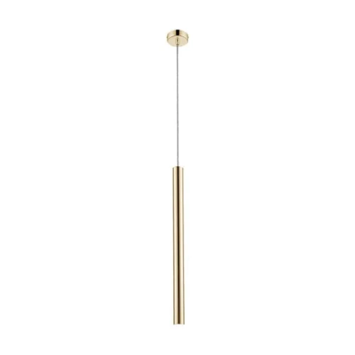Lampa wisząca LOYA P0461-01A-K4K4 złota 1xLED wys.64-140cm