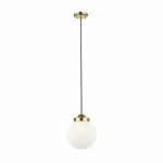 Lampa wisząca Zumaline RIANO P0454-01D-F7AA złota 1xE27 wys.34-141cm
