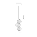 Lampa wisząca BOLLA GOLD 12W LED