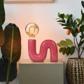 Lampa biurkowa Aviano POP SERPENT różowa LX23818