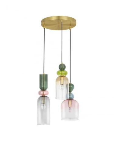 Lampa wisząca Murano 3xE14