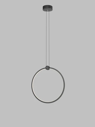 Lampa wisząca Aviano CIRCOLA czarna piaskowa 6218-0110