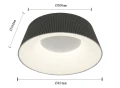 Lampa sufitowa Aviano SELLA antracytowy 9222-0150