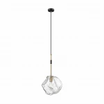 Lampa wisząca Zumaline ROCK P0488-01M-SEAC transparentna 1xE27 wys.63-173cm