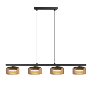 Lampa wisząca Goldlux OFELIA 4 AMBER +LED 4*GX53 4000K