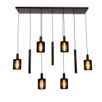 Lampa wisząca Lucide LAMBRES 45410/09/30 czarna