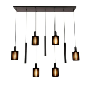 Lampa wisząca Lucide LAMBRES 45410/09/30 czarna