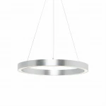 Lampa wisząca Zumaline CARLO PL200910-400-SL srebrna 1xLED