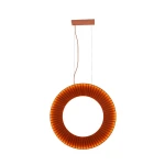 Lampa wisząca pionowa NEXO Z2 czerwona terakota średnica 100 cm 4000K