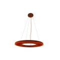 Lampa wisząca pozioma NEXO Z4 czerwona terakota średnica 100 cm 4000K