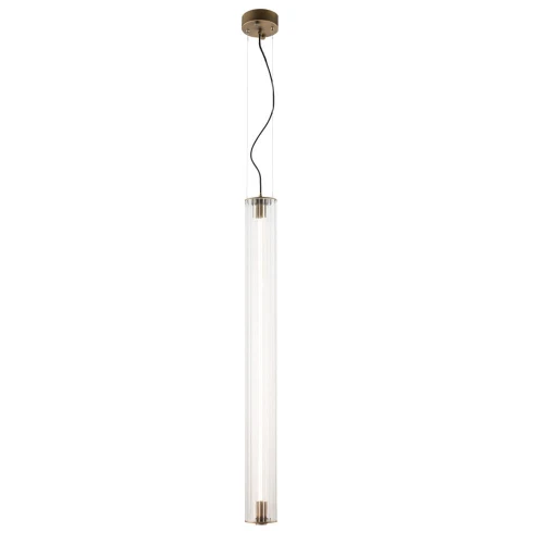 Lampa wisząca pojedyncza MEREZI 1 mosiądz patyna mat 3000K