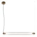 Lampa wisząca pozioma MEREZI 4 mosiądz patyna mat 3000K