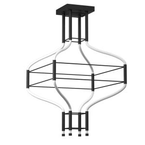 Lampa wisząca Antigo alha S 4 Czarna (614 mm) 4000K 9056