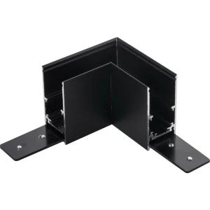 Łącznik Antigo L natynkowy szynoprzewodu magnetycznego Komatsu 48V Czarny 6517