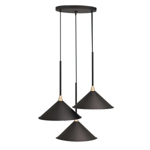 Lampa wisząca Antigo Merto 3 Czarna (320 mm) 5066