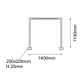 Lampa stojąca ogrodowa Antigo Taketa Antracyt (1140 mm) 9936