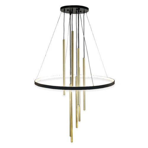Lampa wisząca Antigo Luna Mosiądz mat-czarna 3000K 5215