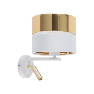 Kinkiet 5361 TK Lighting HILTON biały/złoty 2 E27 Led