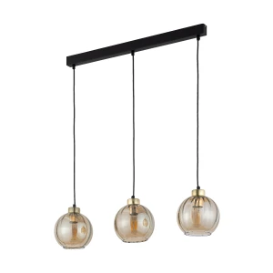 Lampa wisząca 4638 TK Lighting DEVI amber 3 Listwa