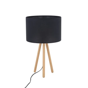 Lampka nocna 5293 TK Lighting TOKYO czarny 1 Sosna Postarzana