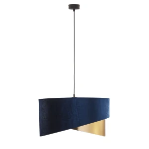 Lampa wisząca 6434 TK Lighting TERCINO niebieski/złoty 3 Ścięta 500
