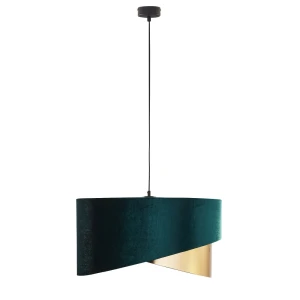 Lampa wisząca 6433 TK Lighting TERCINO zielony/złoty 3 Ścięta 500