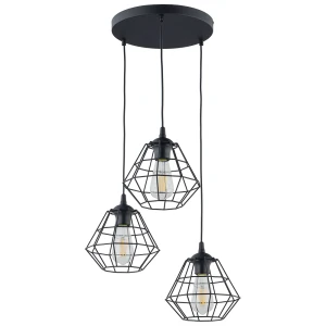 Lampa wisząca 6204 TK Lighting DIAMOND czarny 3