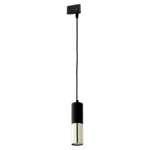 Lampa wisząca Tracer trójobwodowy 6064 TK Lighting czarny złoty 1 GU10