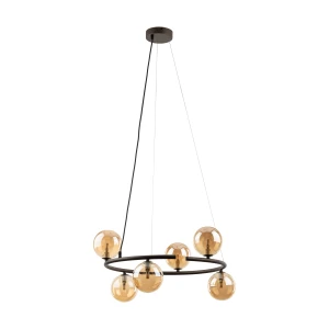 Lampa wisząca 6571 TK Lighting ANABELLE brown 6
