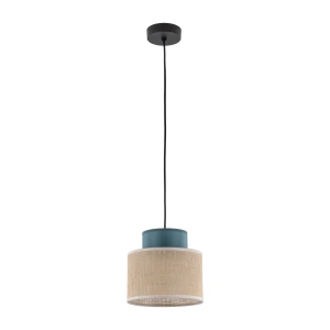 Lampa wisząca 3257 TK Lighting DUO juta zielony 1