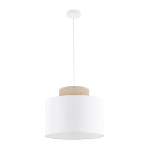Lampa wisząca 1856 TK Lighting DUO biały Juta 1