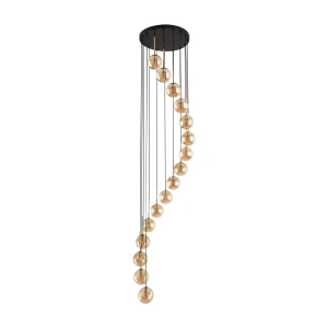 Lampa wisząca 6023 TK Lighting AURORA złoty 16