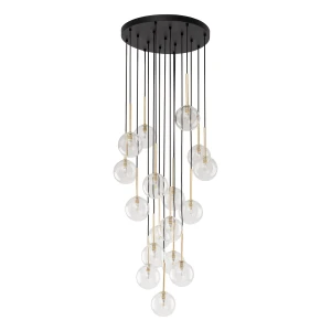 Lampa wisząca 5945 TK Lighting NILOS czarny złoty 17