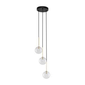 Lampa wisząca 5942 TK Lighting NILOS czarny / złoty 3