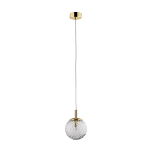 Lampa wisząca 759 TK Lighting CADIX złoty 1 Pł