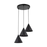 Lampa wisząca 10067 TK Lighting CONO czarny 3 Koło S