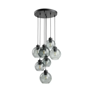 Lampa wisząca 10207 TK Lighting CUBUS graphite 7 Koło