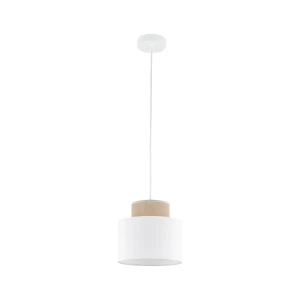 Lampa wisząca 10078 TK Lighting DUO biały Juta 1