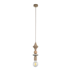 Lampa wisząca 10959 TK Lighting TOWER sabia Wood 1xE27