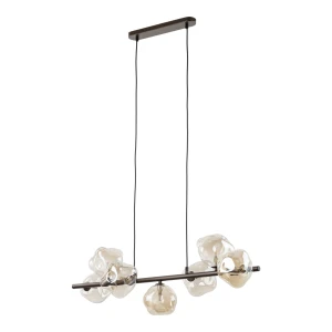 Lampa wisząca 11033 TK Lighting LAVA brown 7xG9