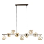 Lampa wisząca 11037 TK Lighting LAVA brown 9xG9