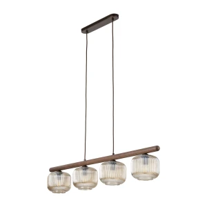 Lampa wisząca 11070 TK Lighting SALVIA brown 4xe14